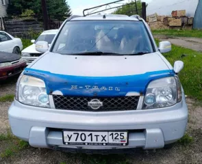 Лот №1 Легковой автомобиль, марка: NISSAN, модель: X TRAIL, год изготовления: 2003, цвет: Синий  голубой , ПТС: 25ТО 463044, г/н: У701TX125, двигатель №: QR20320956A, мощность двигателя, л. с.  кВт : 150, разрешенная максимальная масса 1685 кг, масса без нагрузки 1410 кг. Находится в совместной…