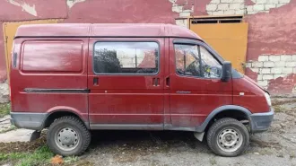ГАЗ Соболь 27527, VIN X96275270N0943441, год выпуска 2022, гос. номер В317НМ142, кузов № 275200N0658072, двигатель № A27500N0302535, цвет красный, мощность двигателя 106.7 л.с., тип двигателя бензиновый, рабочий объем двигателя 2690 куб.см., с комплектом запасных колес, бывший в употреблении
