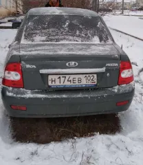 Lada Priora 2008 автомобиль, Автомобиль LADA 217030 LADA Priora, год выпуска: 2008, VIN: XTA21703080087508, цвет кузова: средний серо-зеленый мет