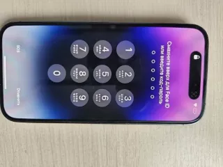 Сотовый телефон IPHONE 14 PRO фиолетового цвета,имеются царапины на экране Сотовый телефон IPHONE 14 PRO фиолетового цвета,имеются царапины на экране 1 Штука (шт) 
Назначение: godnie_ostatki 
Вид оборудования: Телефоны 
Состояние объекта (новое, б\у): Б/У 
