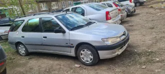 Peugeot 306 1997 автомобиль, год выпуска: 1997, VIN: VF37ENFZE32081315, цвет кузова: серо-голубой
