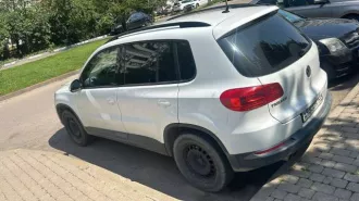 Автомобиль марки Volkswagen модель Tiguan 2014 г.в. VIN-номер XW8ZZZ5NZFG105142, потертости, ржавчина, царапины.