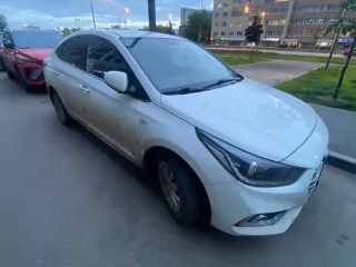 Автомобиль, марка, модель – HYUNDAI SOLARIS  цвет – БЕЛЫЙ  идентификационный номер  VIN  – Z94K341CBJR014024  год изготовления – 2017  кузов № Z94K341CBJR014024  паспорт транспортного средства – серия 77ХА № 292140