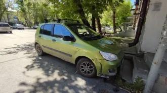 HYUNDAI GETZ GL 1.1, 2007, транспортное средство HYUNDAI, модель GETZ GL 1.1, тип: легковой комби (хэтчбек), 2007 г.в., VIN: KMHBT51GP7U701033, цвет светло-зеленый.