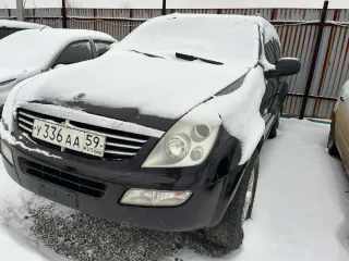 SsangYong Rexton RX230 2006 автомобиль марки SSANG YONG (XU3) REXTON RX230 2006 г.в. VIN: XU3RX0L2370000987. Тех.описание: Автомобиль условно на ходу, стоит на стоянке более года. Возможно наличие скрытых повреждений, для более точного технического описания нужна проф диагностика. С предметом…