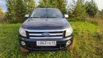 Ford Ranger 2013, 125 л.с., 190295 км, АКПП, VIN 6FPPXXMJ2PDK47061. На имущество зарегистрировано ограничение (обременение) права: находится в залоге у ООО ПКО «АБК». Автомобилю требуется ремонт: стучит и подтекает рулевая рейка, замена выжимного подшипника сцепления, замена датчика АБС (задний…