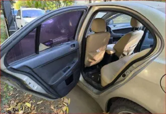 Mitsubishi Lancer 2011 Легковой седан Mitsubishi Lancer 1,5, VIN: JMB5NCY2ABU006835, год выпуска: 2011, цвет: бежевый, тип двигателя: бензиновый, мощность двигателя: 109 л.с. (80,2 кВт), объем двигателя: 1499 куб.см., экологический класс: четвертый. По периметру автомобиля наблюдаются очаги…