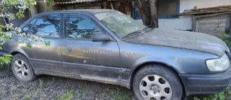 Audi 100, 1990 года выпуска, 98 л.с., пробег 639285 км. Автомобиль легковой, марка: AUDI, модель: 100, VIN: WAUZZZ4AZMN012387, гос. рег. номер: А616КТ15, год изготовления: 1990.