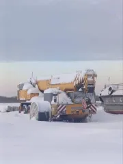 Demag AC-265, 1994 Кран на спецшасси Demag AC-265, 1994 года выпуска, заводской номер машины (рама) – 38245, цвет – желтый, ГРЗ ЕК6551/59, мощность двигателя 269.00 кВт (366 л.с.), конструкционная масса – 48 000 (местонахождение – пгт Игрим)