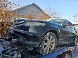Infiniti FX 2003, 315 км, 300000 км, полный привод, АКПП. Легковой автомобиль, марка: INFINITI, модель: FX45 AWD, год изготовления: 2003, VIN: JNRBS08W83X000402, ПТС: 73НК546462, г/н: 11.02.2014.