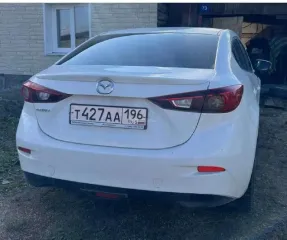Mazda 3 2013, автомобиль легковой Mazda 3 2013 года выпуска, VIN: JMZBM42Z531115749, цвет кузова: белый, местонахождение: Свердловская обл, Алапаевск, Пушкина ул, дом 103