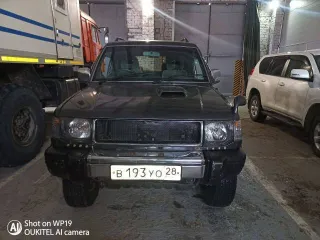 Mitsubishi Pajero 1992 года выпуска, госномер В193УО28. Модель, номер двигателя: 4D56-EF8791, номер кузова: V44-3018708. Мощность двигателя 97 л.с., объем 2476 куб.см., цвет кузова темно-зеленый. КПП автомат, привод 4WD. Пробег более 250 тыс.км. Характеристика: кузов в удовлетворительном состоянии…