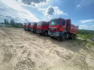 Грузовой самосвал БЦМ-59 НАШАССИ MAN TGS 41.480 8X8 BB-WW, 2018 года выпуска, идентификационный номер X3W65392AJ0002002