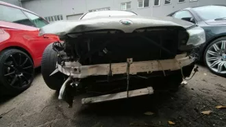 Легковой автомобиль BMW M5,COMPETITION 2019 г.в., VIN WBSJF01040BS91892  после ДТП .