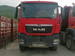 Автосамосвал БЦМ-59 на шасси MAN TGS 41.400 8х4 BB-WW, VIN X3W65392АН0001797, 2017 г.в., №двигателя D2066LF6350547991324798, цвет красный, ГРЗ Н595НС27 (разукомплектован)