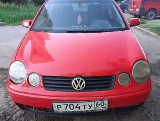 Автомобиль Volkswagen Polo, 2002 г.в., VIN№ WVWZZZ9NZ20033039. Требуется замена передних стоек амортизаторов  замена троса капота  замена электромотора поднятия стекла правой передней двери  требуется ремонт гидроусилителя руля  отсутствует дворник багажника  трещина лобового стекла  ржавчина…