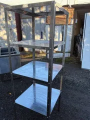 Стеллаж кухонный, 600х300х1850мм, 4 полки. Является бывшим в употреблении имуществом, могут иметься скрытые недостатки.