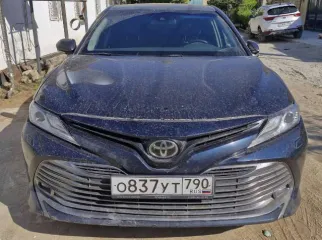 Toyota Camry 2019 года, 181 л.с., 242834 км, АКПП, Легковой седан, марка: Toyota, модель: Camry, год изготовления: 2019, цвет: темно-синий металлик, VIN: XW7BFYHK90S150181, ПТС: 05 РР 076172, г/н: О837УТ790, мощность двигателя, л. с. (кВт): 181 (133.1), рабочий объем двигателя, куб. см: 2494…