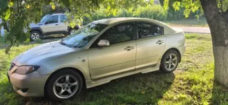 Mazda 3, 2005 года, 80 лс, 492555 км, VIN: JMZBK12Z261302967, коробка механическая, цвет: серо-золотистый.