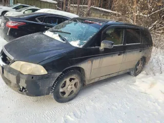 Honda Odyssey 2001 года, 150 л.с., 386096 км, АКПП, черный цвет. VIN отсутствует. Двигатель F23A 2363646, кузов RA6 1144199. Регистрационный знак С584ЕО138.