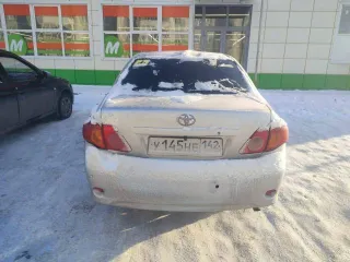 Toyota Corolla, 2008 года, 101 л.с., 160 538 км, VIN: JTNBH58E60J000329, гос.номер У145НЕ142.