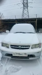 Nissan Rnessa 1997 года, белый цвет. ПТС 19ОК 676670, госномер С719КС19. Двигатель модель 060055B, номер 060055B, мощность 140 л.с. Кузов номер N30-101046. Разрешенная максимальная масса 1735 кг, масса без нагрузки 1460 кг.
