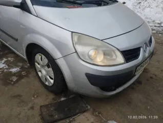 Renault Scenic 2007 года, 113 л.с., 200000 км. Легковой автомобиль, марка: RENAULT, модель: SCENIC AUC16 110 96, год изготовления: 2007, цвет: светло-серо-голубой, VIN: VF1JM1B0H37998547, ПТС: 77ТО 531160, г/н: Н090ВХ60, модель двигателя: K4MD812, тип двигателя: бензиновый, двигатель №: D135828