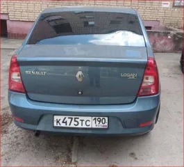 Renault Logan, 2012 года, 75 лс, автомобиль легковой, марка: Рено, модель: Логан, VIN: X7LLSRB2HCH545040, год изготовления: 2012, (нечитаемый вин-код)