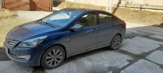 Hyundai Solaris, 2014 года, 123 лс, 263225 км. Легковой автомобиль, марка: Hyundai Solaris, год изготовления: 2014, цвет: синий, VIN: Z94CU41DAFR370033, ПТС: 47 НТ 965814, тип двигателя: бензиновый, разрешенная максимальная масса 1565 кг, масса без нагрузки 1160 кг, вид собственности…