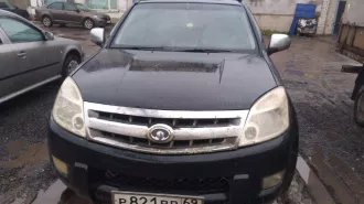Лот №1: Легковой автомобиль, марка: GREAT WALL, модель: CC 6460 KY, год изготовления: 2007, цвет: черный, VIN: X9XFF3A5X7A002739, ПТС: 50 МЕ 366775, г/н: P821PB69, мощность двигателя, л. с.  кВт : 128  94,1 , экологический класс: второй, разрешенная максимальная масса 2305 кг, масса без нагрузки…