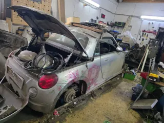 Daihatsu Copen 2004 легковой автомобиль, модель Copen, 2004 г.в., кузов № L880K0017596, цвет: светло-серый (РАЗУКОМПЛЕКТОВАНА)