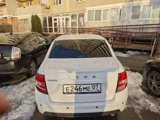 Lada Granta 2023, 89,7 лс, 59381 км, легковой автомобиль, марка: LADA GRANTA, модель: GRANTA, год изготовления: 2023, цвет: Белый, VIN: XTA219040P0871067, ПТС: 164301060588181, г/н: Е246МЕ07, рабочий объем двигателя, куб. см: 1596, мощность двигателя, кВт: 60, экологический класс: Второй…