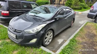 Hyundai Avante 2011 года, 140 лс, 184909 км, АКПП, VIN: KMHDH41DBBU032801, цвет черный, ПТС: 25EH 528411, двигатель №: G4FDAU042495