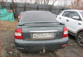 Lada Priora 2007 года, 98 л.с., пробег 286826 км. Автомобиль легковой, марка: ВАЗ 21703, модель: ЛАДА ПРИОРА, VIN: XTA21703070032235, гос. рег. номер: В259АР174, год изготовления: 2007