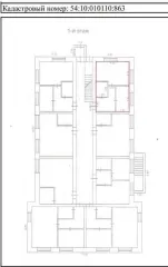Квартира 29,1 кв.м, 1 комн., Новосибирская обл., Колыванский р-н, рп. Колывань, ул. Советская д. 81, кв. 1. Кадастровый номер 54:10:010110:863.