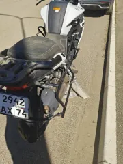 BENELLI TRK 502X, 2022 года. Мотоцикл BENELLI TRK 502X, 2022 года, марка: BENELLI, модель: TRK 502X, VIN: ZBNP16039PBE79152, гос. рег. номер: 2942АХ74, год изготовления: 2022.