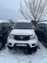 Лот №1 УАЗ UAZ PATRIOT, год выпуска 2021, VIN XTT316300M1017054, легковой универсал, категория В, категория ТС B/M1G, кузов XTT316300M1017054, цвет белый, рабочий объём двигателя 2693, тип двигателя бензиновый, экологический класс пятый, Паспорт ТС 1643 01023607050, государственный регистрационный…