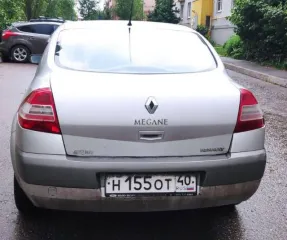 Renault Megane, 2006 года, 113 лс, 240904 км, легковой седан Renault Megane II C2E16 115 E2, 2006 года выпуска, VIN: VF1LM1B0H36655856, двигатель модель K4MD812 R022801 (1,6 л), СТС 40 04, 239055, ПТС 77 ТТ 962289
