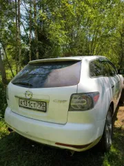 Mazda CX-7 2011 года, 238 л.с., 110000 км, АКПП. Автомобиль Mazda CX-7 2011 года выпуска, госномер А131СТ90, VIN JMZER893800248419. Цвет белый, тип кузова универсал, тип двигателя бензин, мощность 238 л.с., коробка передач АКПП. Техническое состояние условно-пригодное, требует ремонта, на ходу.