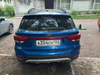 Kia Rio 2018 года, 99,6 лс, 149731 км, АКПП, легковой автомобиль, цвет – синий, VIN: Z94C251ABJR017610