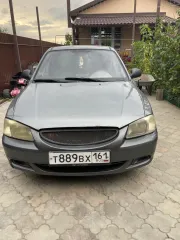 Hyundai Accent, 2008 Транспортное средство - HYUNDAI ACCENT VIN: X7MCF41GP9M215871, 2008 год выпуска, цвет серый темный