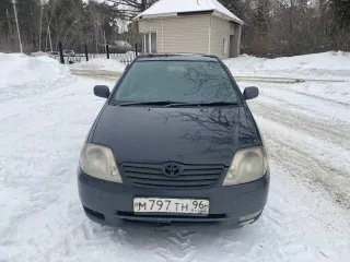 Toyota Corolla 2002, 110 лс, 410000 км, АКПП. Автомобиль Toyota Corolla, VIN: JTDBT23E700119327, 2002 г.в., цвет: черный, регистрационный номер: М797ТН96. В двигателе присутствуют посторонние звуки, большой расход масла. Течет антифриз и масло, неисправность термостата. Горит на приборной панели…