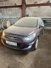 Hyundai Solaris, 2011 года, 123 лс, гос. номер К 003 ЕМ45, VIN Z94CU51DBBR009105, кузов № Z94CU51DBBR009105, цвет: фиолетовый, шасси: отсутствует, категория ТС: В. Транспортное средство не на ходу, требуется ремонт (замена) двигателя.