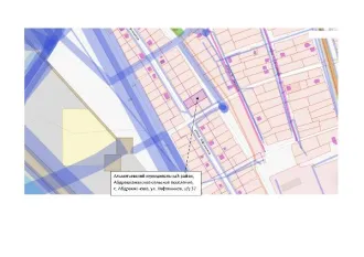 Земельный участок 1716 кв.м ИЖС Татарстан для индивидуального жилищного строительства с кадастровым номером 16:07:090001:2748, местоположение: РТ, Альметьевский муниципальный район, Абдрахмановское сельское поселение, с. Абдрахманово, ул. Нефтяников, з/у 37. По земельному участку проходит…