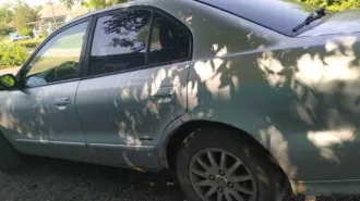 Транспортное средство — легковой автомобиль Mitsubishi Galant 2.5, цвет серебристый, 2002 года выпуска, мощность двигателя 160 л.с., тип двигателя бензиновый, VIN: JMBSREA5A1Z001932, государственный регистрационный знак С 748РВ69, не на ходу  требуется ремонт .