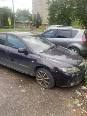 Mazda 6 2005 года, VIN: JMZGG14F551277307, госномер: С037АА550, модель двигателя: LF439185, мощность 104 кВт/141 л.с., объем 1999 см³, цвет кузова темно-вишневый, ПТС 50 РР 034413, СТС 99 66 802051. Не на ходу: отсутствует аккумулятор, пробит радиатор, вытек антифриз, проблемы с подвеской. Пробег…