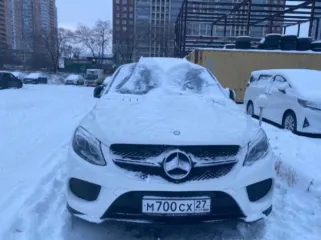 Mercedes-Benz GLE 400 4MATIC, 2017 г., кузов WDC2923561A074896, модель 292.356, цвет белый, б/у, госномер М700СХ27. Пробег 116445 км. Автомобиль на ходу, технически исправен, внешних следов ДТП не имеет, укомплектован согласно заводской комплектации. Техническое состояние внутренних узлов и…