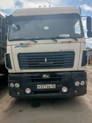 Грузовой седельный тягач МАЗ 5440В9-1420-031, 2017; VIN: Y3M5440B9H0001216; Марка: МАЗ; Модель: 5440В9-1420-031; Год выпуска: 2017; Государственный регистрационный знак: Р577ВЕ32; Рабочий объем двигателя, куб. см: 11122.00; Мощность двигателя (л.с.): 410.00