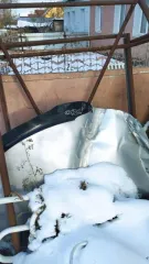 Kia Rio 2014 года, 107 л.с., VIN: Z94CB41AAFR268815; цвет кузова: серебристый; рабочий объём двигателя: 1396 куб. см.; тип двигателя: бензиновый. После ДТП.