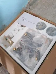 Хозяйственные товары 24 позиции: очки защитные прозрачные 1 шт., кастрюля с крышкой из пищевого силикона 1 шт., электрошоковое устройство 1 шт., ирригатор для полости рта в комплекте с 2-мя насадками 1 шт., люстра потолочная светодиодная 6-рожковая 1 шт., ласты для плавания 1 шт., фен для сушки…